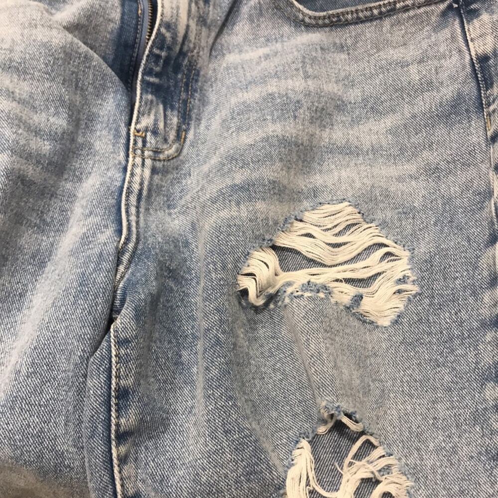 PacSun Light Wash MOM JEANS ripped, distressed 30 - Picture 7 of 7